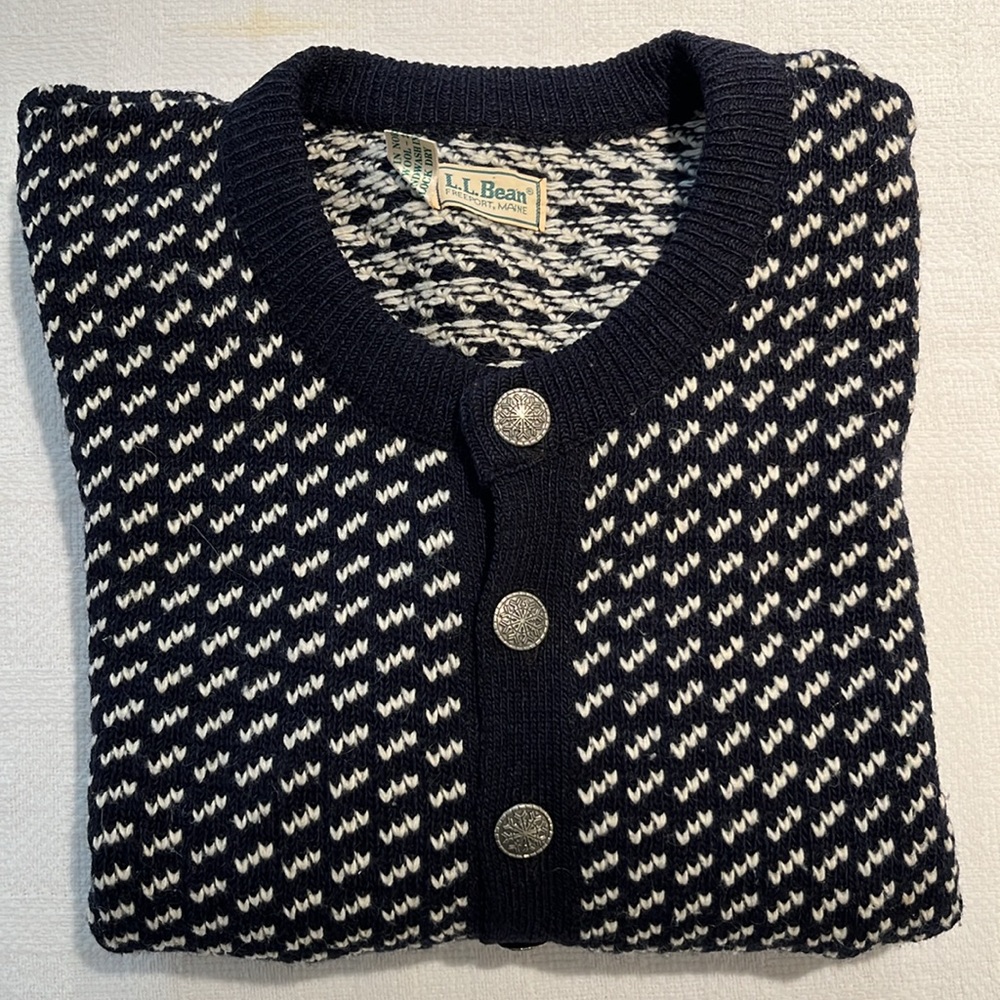Vintage LL BEAN Norwegian sweater (MADE IN NORWAY)